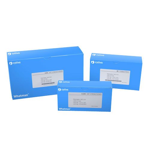 Filtre qualitatif plissé résistant à l'humidité Grade 113V, WHATMAN®