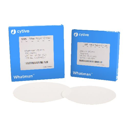 Filtre standard qualitatif en cellulose à plat, WHATMAN®, grade 597