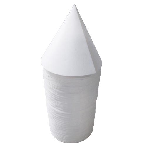 Filtres conique LAB-ONLINE®, sans cendre, filtration rapide, porosité 20-25 µm, 85 g/m2, Ø 150mm