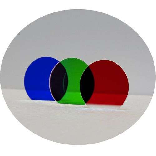 Filtres dichroïques bleu/vert/rouge