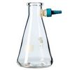 Fiole à filtrer avec olive plastique, en verre DURAN®