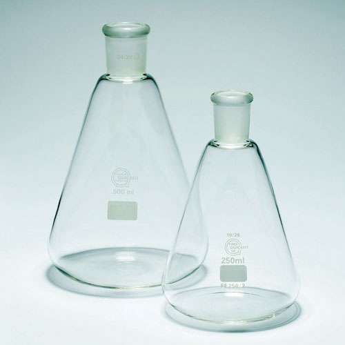 Fiole conique, col rodé, PYREX®