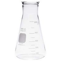 Fiole erlenmeyer col large, graduée, PYREX® - usage intensif
