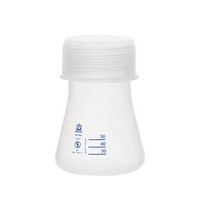 Fiole Erlenmeyer graduée col large avec bouchon, BRAND®