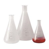 Fiole Erlenmeyer plastique en polypropylène (PP)