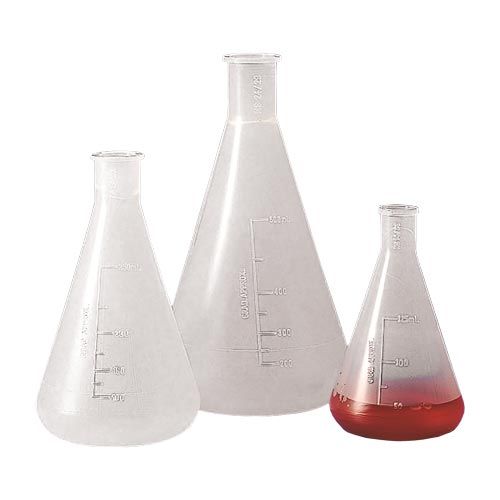 Fiole Erlenmeyer plastique en polypropylène (PP)