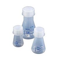 Fiole erlenmeyer, PP, à col à vis