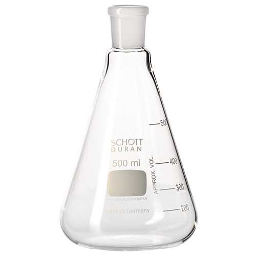 Fiole erlenmeyer rodée, graduée, DURAN®