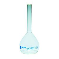 Fiole jaugée col lisse, classe A, verre PYREX®, MBL®
