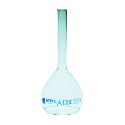 Fiole jaugée col lisse, classe A, verre PYREX®, MBL®