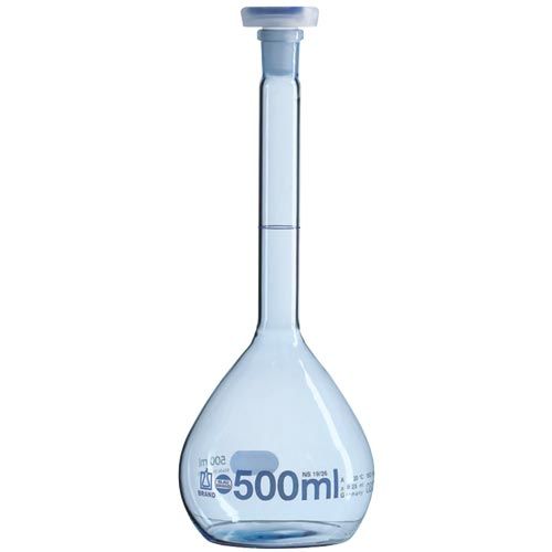 Fiole jaugée en verre DURAN® BLAUBRAND® PURprotect