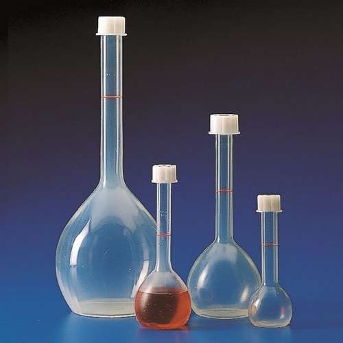 Fiole jaugée PMP (TPX®), classe B, bouchon à vis