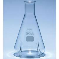 Fioles Erlenmeyer avec déflecteurs, PYREX®