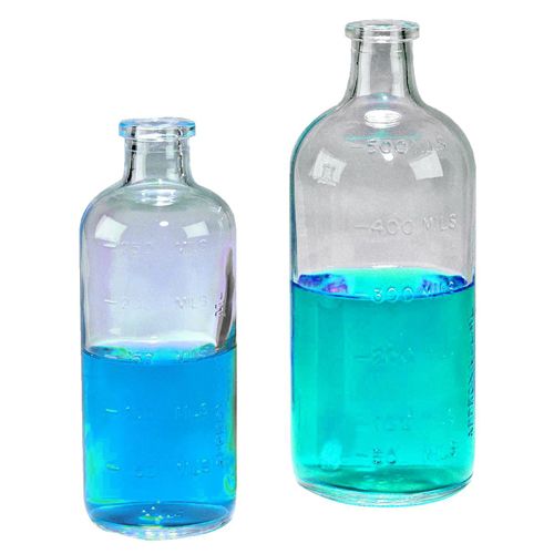 Flacon à sérum, en verre borosilicaté clair