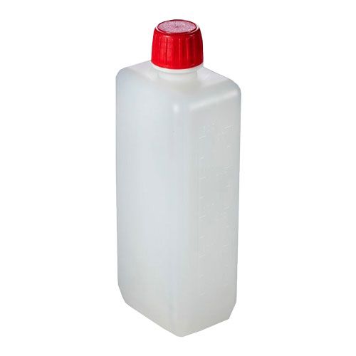 Flacon carré, 500 mL, gradué, en PEHD, bouchon inviolable, GOSSELIN®