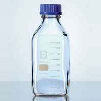 Flacon iso en verre DURAN®, carré, col GL