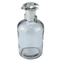 Flacon compte-goutte en verre, modèle TK, avec bouchon plat rodé, ASSISTENT®