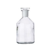 Flacon en verre blanc, col étroit, avec bouchon PP, LAB-ONLINE®