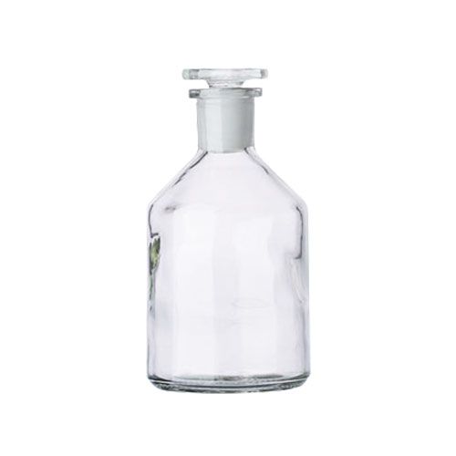 Flacon en verre blanc, col étroit, avec bouchon verre, LAB-ONLINE®