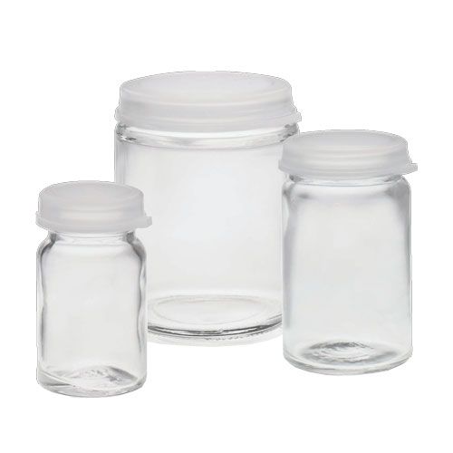 Flacon en verre sodocalcique avec bouchon à pression en PEBD, WHEATON®