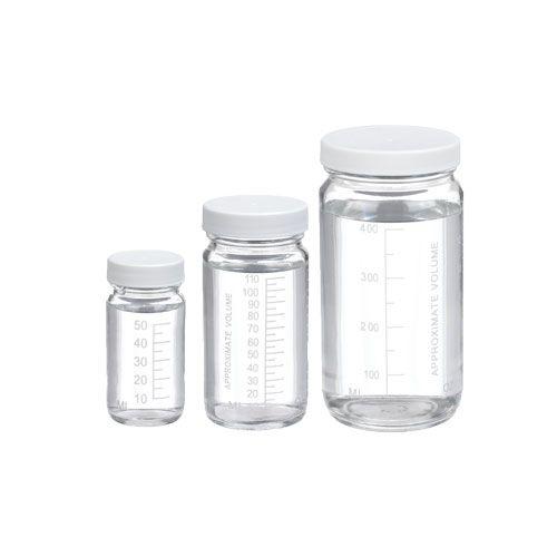 Flacon gradué Valumetric™ en verre clair, avec bouchon vissé, WHEATON®