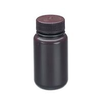 Flacon HDPE ambré  NALGENE® rond, col large , avec bouchon à vis