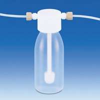 Flacon laveur de gaz, en PFA