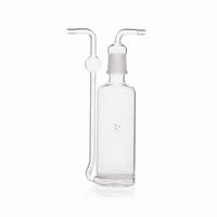 Flacon laveur de gaz en verre DURAN® avec disque filtrant fusionné