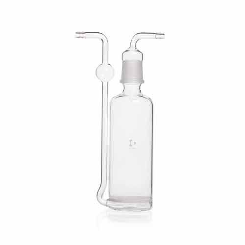 Flacon laveur de gaz en verre DURAN® avec disque filtrant fusionné
