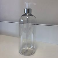 Flacon plastique en PET avec pompe doseuse "type pousse mousse" capacité 500 ml 