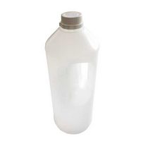 Flacon plastique en polyéthylène (PE) capacité 1 L avec anse incorporé et bouchon blanc avec bague d inviolabilité 23/29