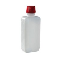 Flacon carré, 500 mL, gradué, en PP, stérile, bouchon inviolable, GOSSELIN®