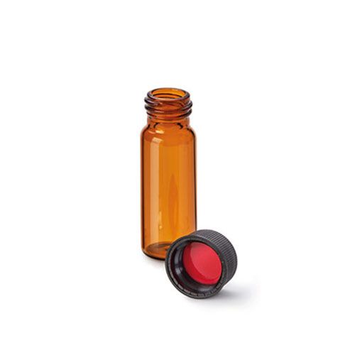 Flacon vial à visser, en verre brun, DURAN®