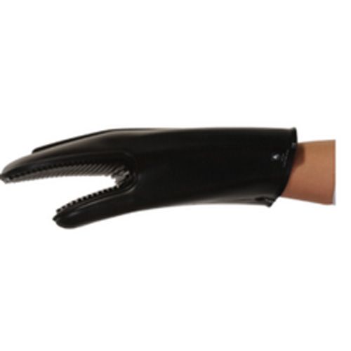 Gant (moufle), anti-chaleur, en silicone noir non poreux,MEDIPROTEC®