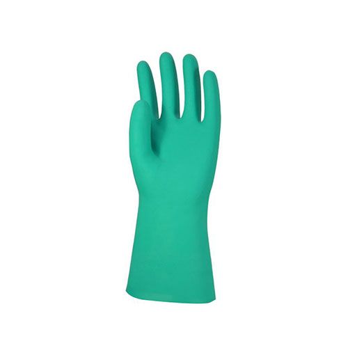 Gant nitrile vert flocké coton 0312694