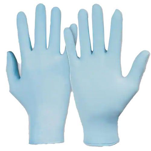 Gants en nitrile bleu, non poudrés, Dermatril™