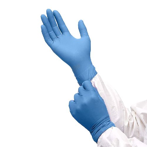 Gants en nitrile, bleus non poudrés, usage unique