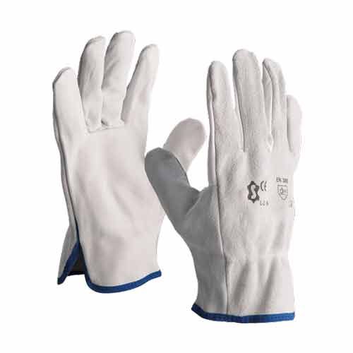 Gants L-3N coloris naturel (gris/blanc)