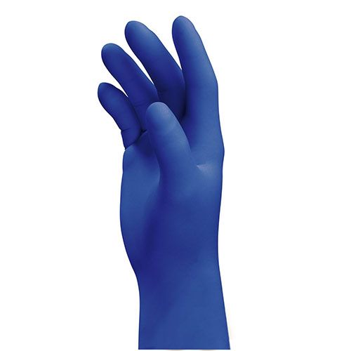 Gants NITRILE, UVEX U-FIT LITE bleu non poudré