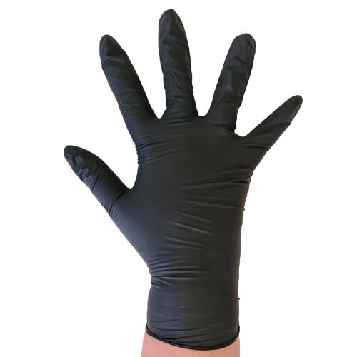 Gants Vinyle-Nitrile noir non poudré, usage unique, LAB-ONLINE®