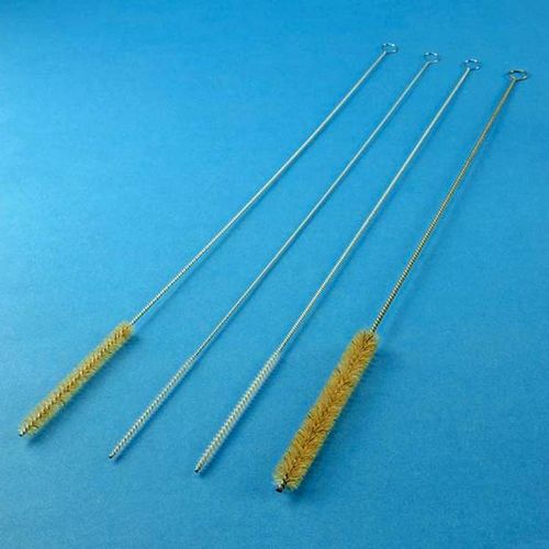 Goupillon pour pipette avec manche en fil métallique galvanisé