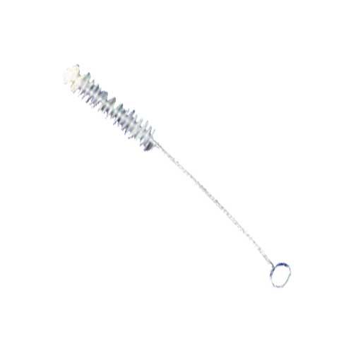 Goupillon pour tubes à essais en nylon, Ø x L brosse : 6 x 40 mm, L. totale : 120 mm, par 2