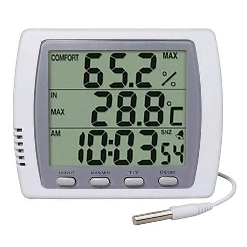 Thermomètre intérieur / extérieur sonde avec câble 3 m.