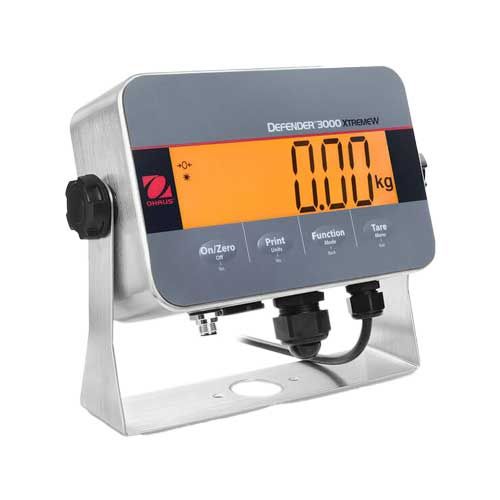 Indicateur pour balances DEFENDER 3000, OHAUS®, boîtier inox