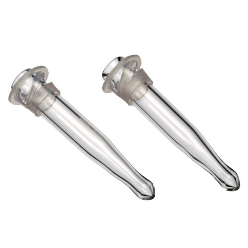 Insert pour flacon en verre conique transparent avec bride en polyéthylène, SUPELCO®