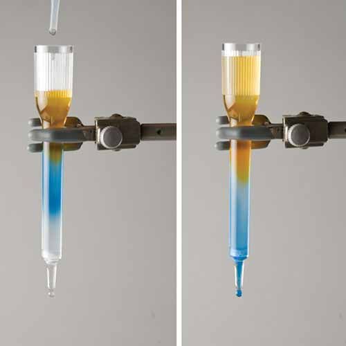 Kit d'expérimentation, principes de la chromatographie d'exclusion