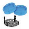 Kit de portoirs à micro-puits avec coussin, pour mini agitateur à vortex, OHAUS®, 2 portoirs microplaques + 1 support à coussin