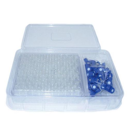 Kits certifiés : flacons à vis en verre clair 2 ml et bouchons avec septum PTFE/silicone (non assemblés) - 29378-U