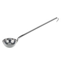 Louche en acier inoxydable, antimagnétique, à manche plat, BOCHEM®