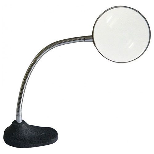 Loupe ronde sur pied